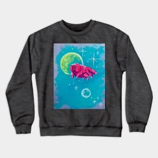 Pink Space Tardigrade Crewneck Sweatshirt